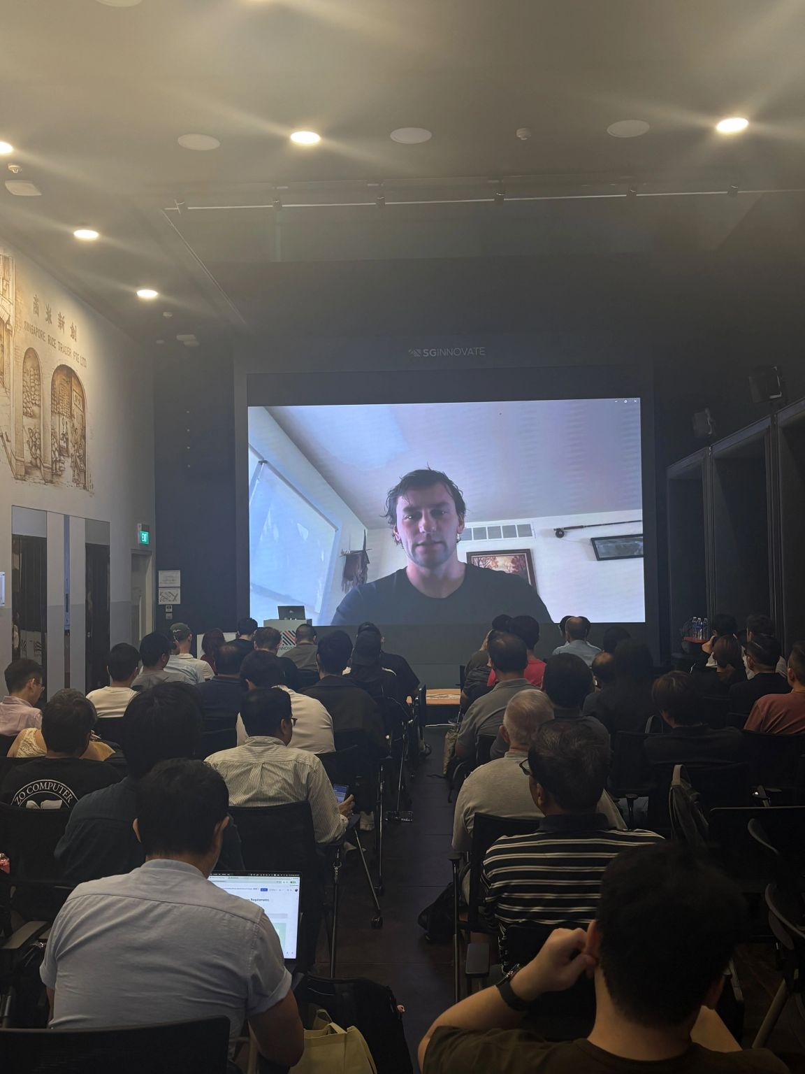 Benjamin Cheng at Hermes AI Agent Night: The AI Operating System at SGInnovate