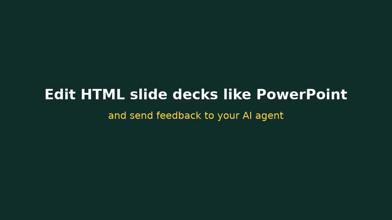 Still frame from my HTML slide human-review workflow demo